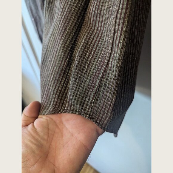 M MISSONI - Classic striped shirt - Sz 38 / 15 - Picture 5 of 7